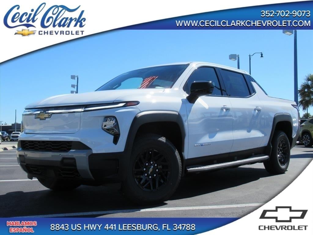 2026 Chevrolet Silverado EV LT - Standard Range in Summit White — front three-quarter view