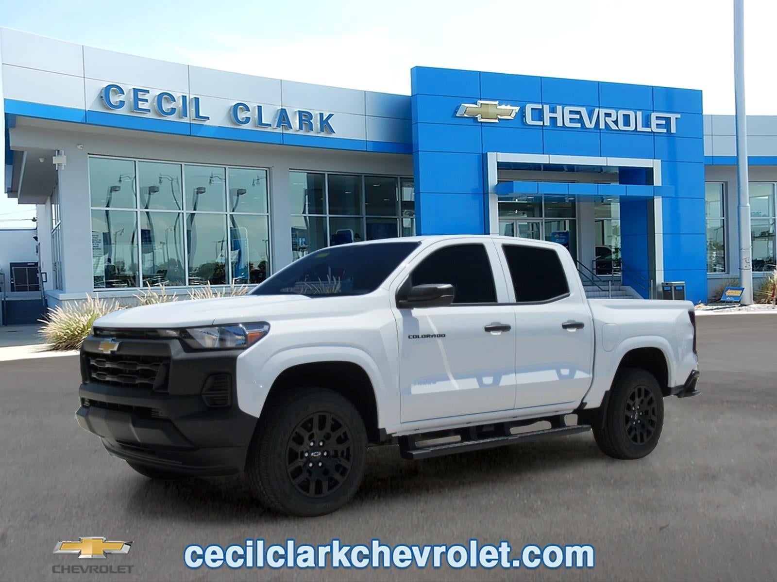 2026 Chevrolet Colorado WT in Summit White — front three-quarter view