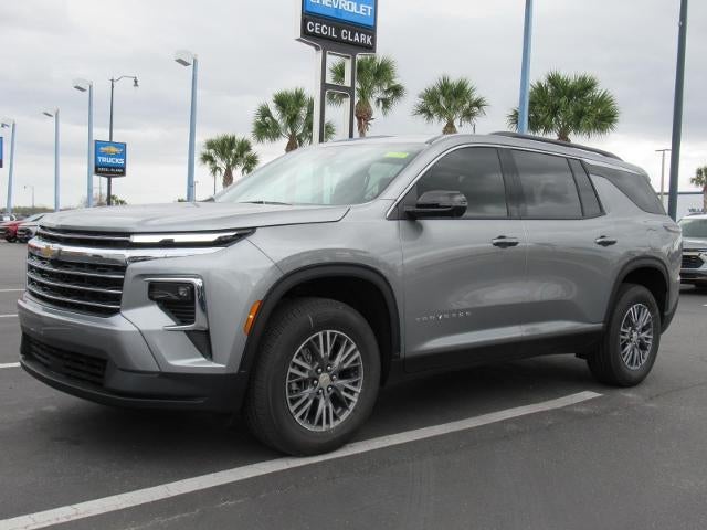 2026 Chevrolet Traverse LT in Sterling Gray Metallic — front three-quarter view