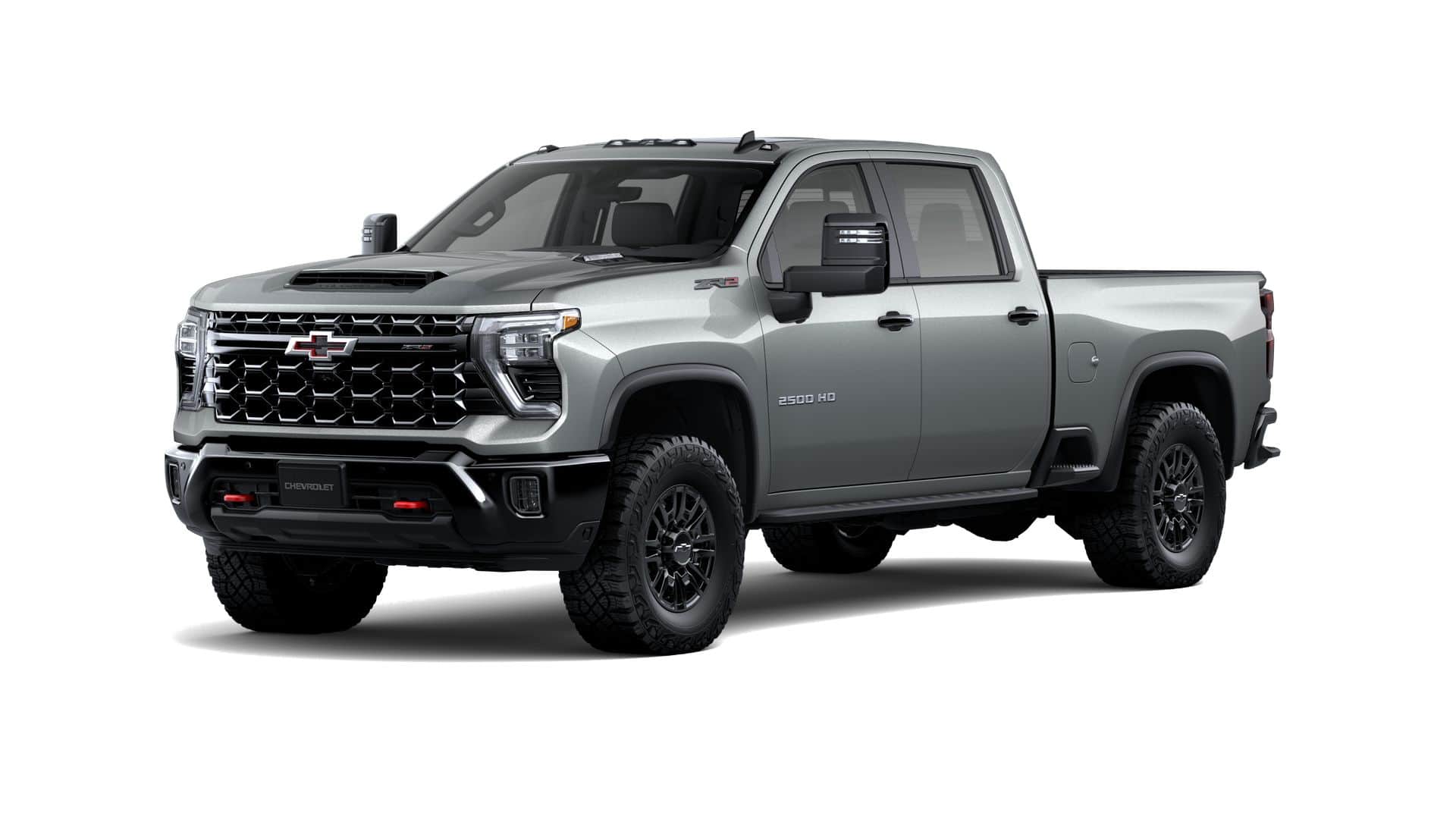 2026 Chevrolet Silverado 2500 HD ZR2 in Sterling Gray Metallic — front three-quarter view