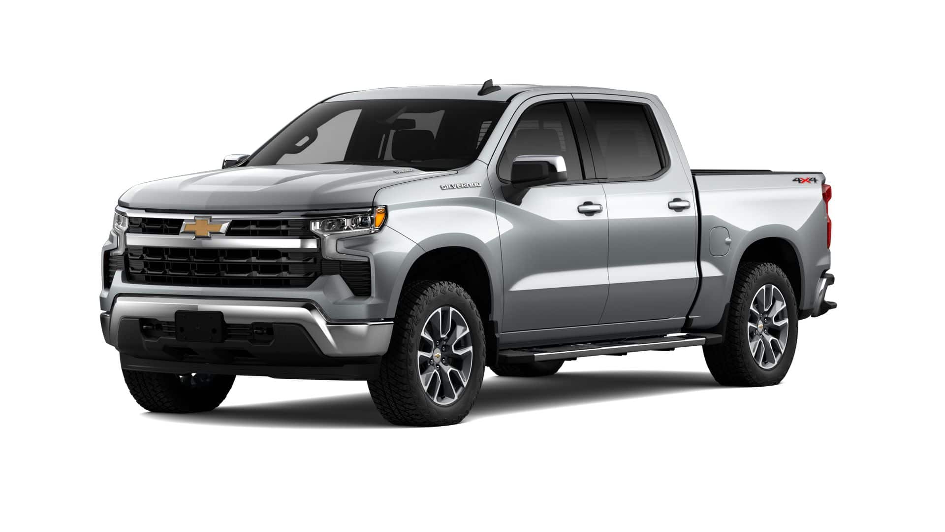 2026 Chevrolet Silverado 1500 LT in Sterling Gray Metallic — front three-quarter view