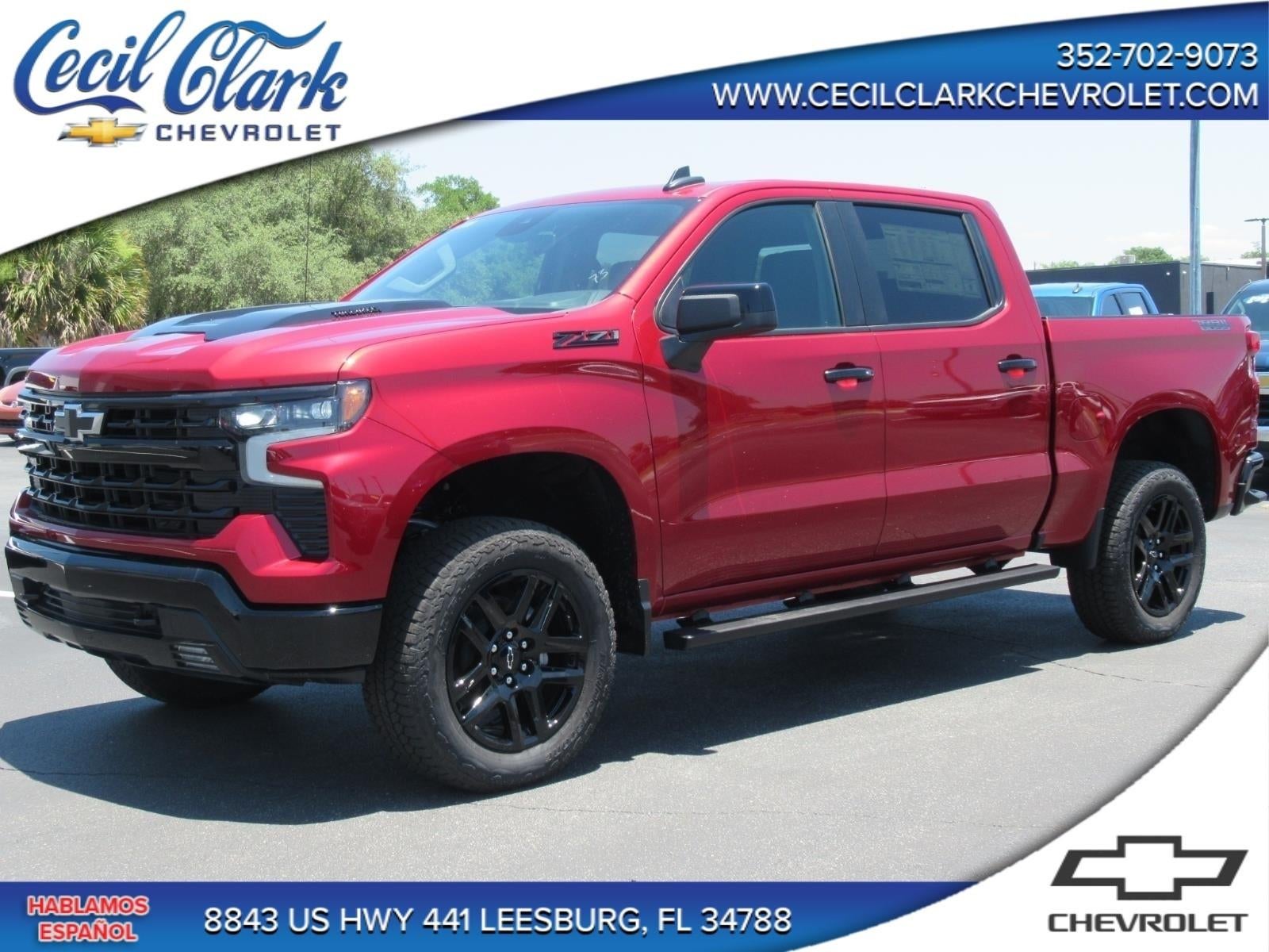 2026 Chevrolet Silverado 1500 LT Trail Boss in Radiant Red Tintcoat — front three-quarter view