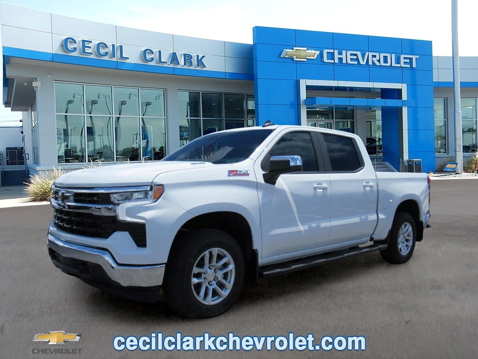 2026 Chevrolet Silverado 1500 LT in Summit White — front three-quarter view