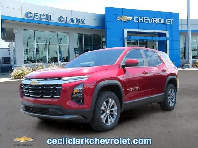 2026 Chevrolet Equinox LT in Radiant Red Tintcoat — front three-quarter view