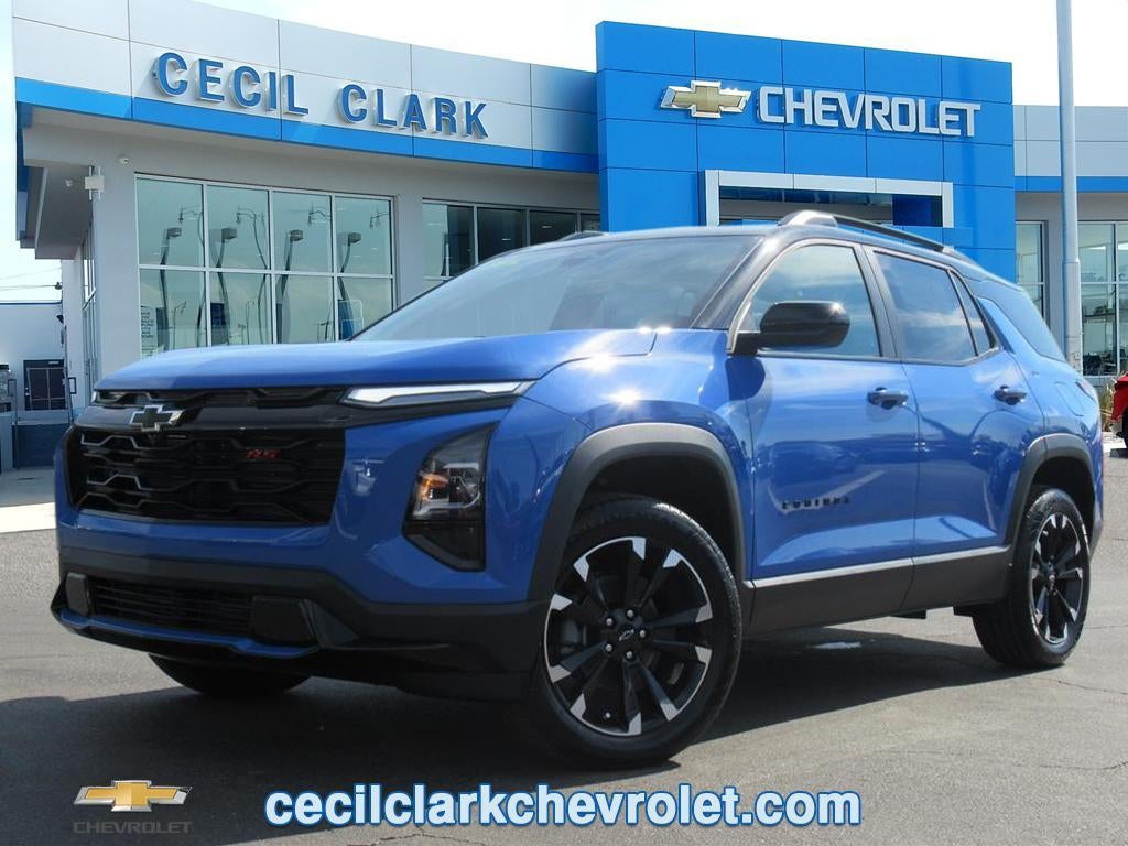 2026 Chevrolet Equinox RS in Reef Blue Metallic — front three-quarter view