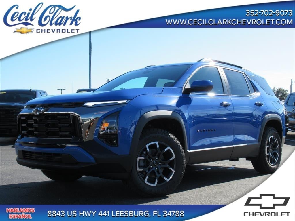 2026 Chevrolet Equinox ACTIV in Reef Blue Metallic — front three-quarter view
