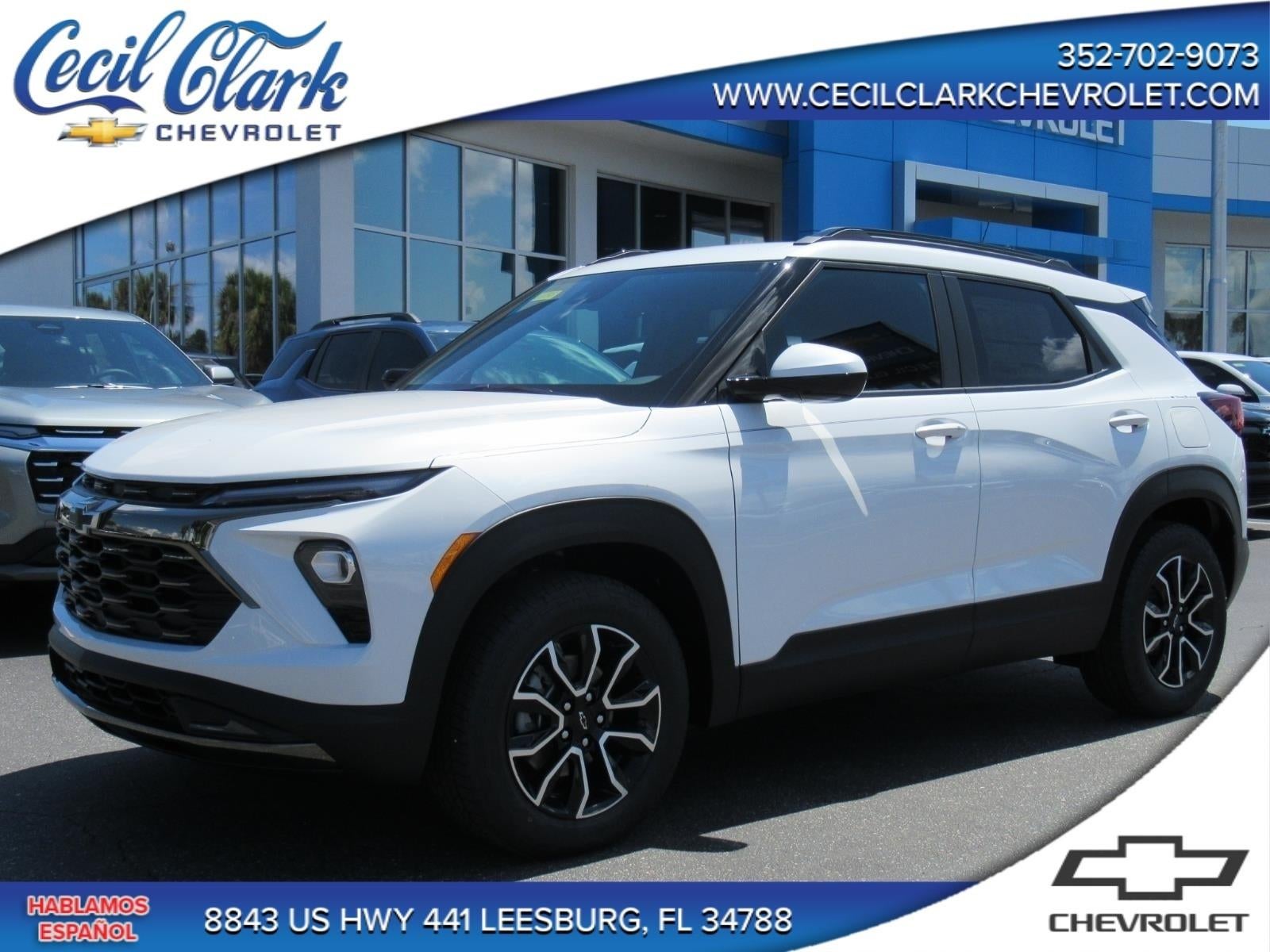 2026 Chevrolet Trailblazer ACTIV in Iridescent Pearl Tricoat — front three-quarter view