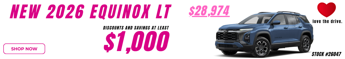New 2026 Equinox LT