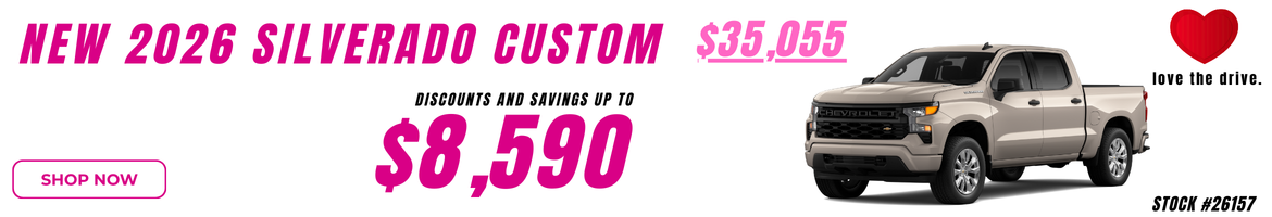 New 2026 Silverado Custom
